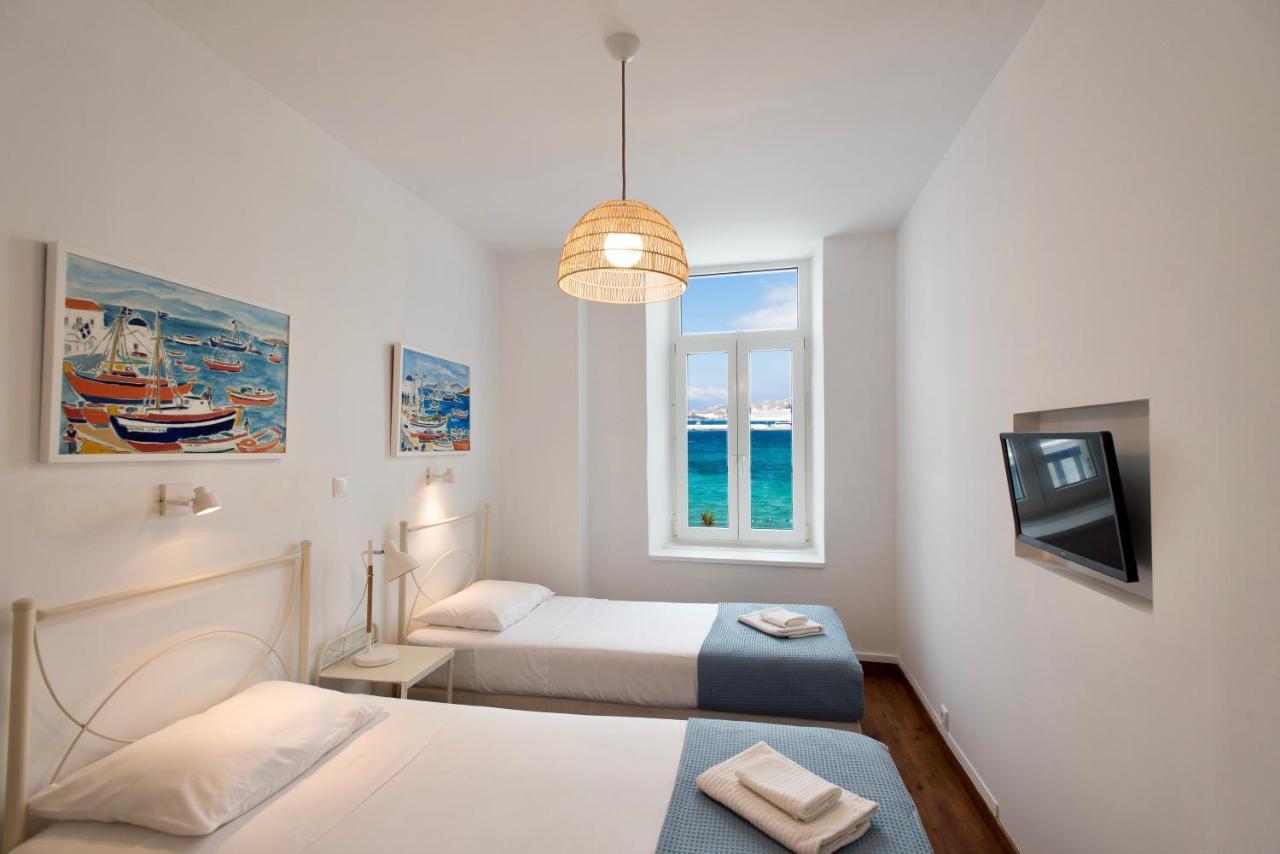 Mykonos Old Harbor Front Suite With Balcony Mykonos Town Exterior foto
