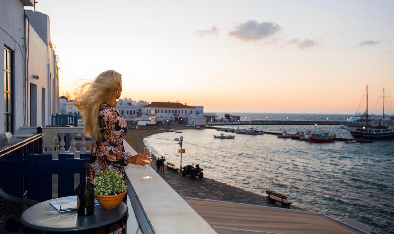 Mykonos Old Harbor Front Suite With Balcony Mykonos Town Exterior foto